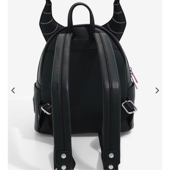 Loungefly Disney Sleeping Beauty Maleficent Minimalist Figural Mini Backpack - Picture 4 of 9